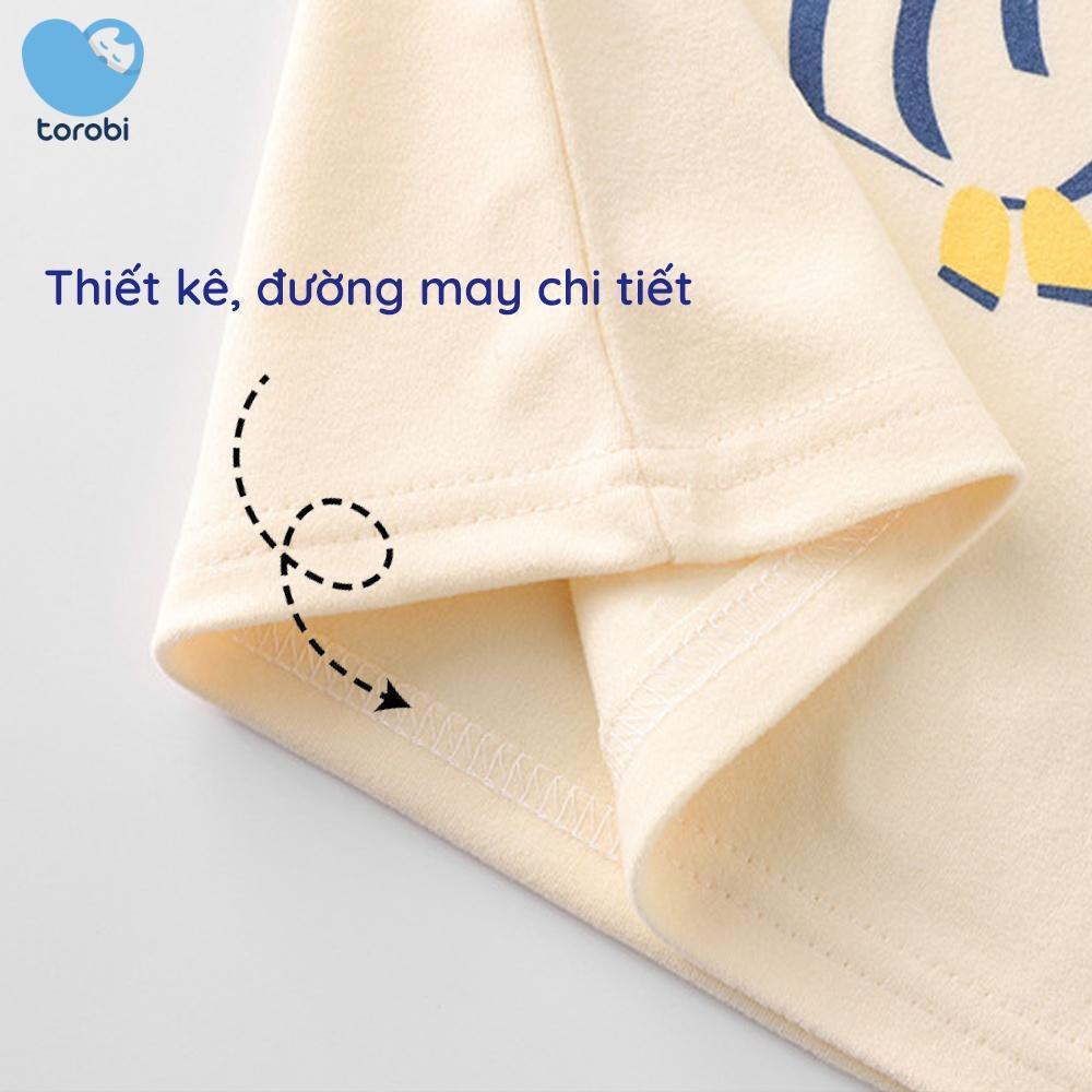 Bộ Dài Tay Vải Nỉ Thu Đông Ấm Áp Cực Mềm Mại, Co Giãn Thoải Mái Cho Bé 9-16kg