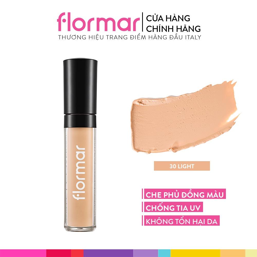 Kem Che Khuyết Điểm Flormar Perfect Coverage Liquid Concealer Giúp Đồng Đều Màu Da, Tạo Lớp Lót Trang Điểm 5ml