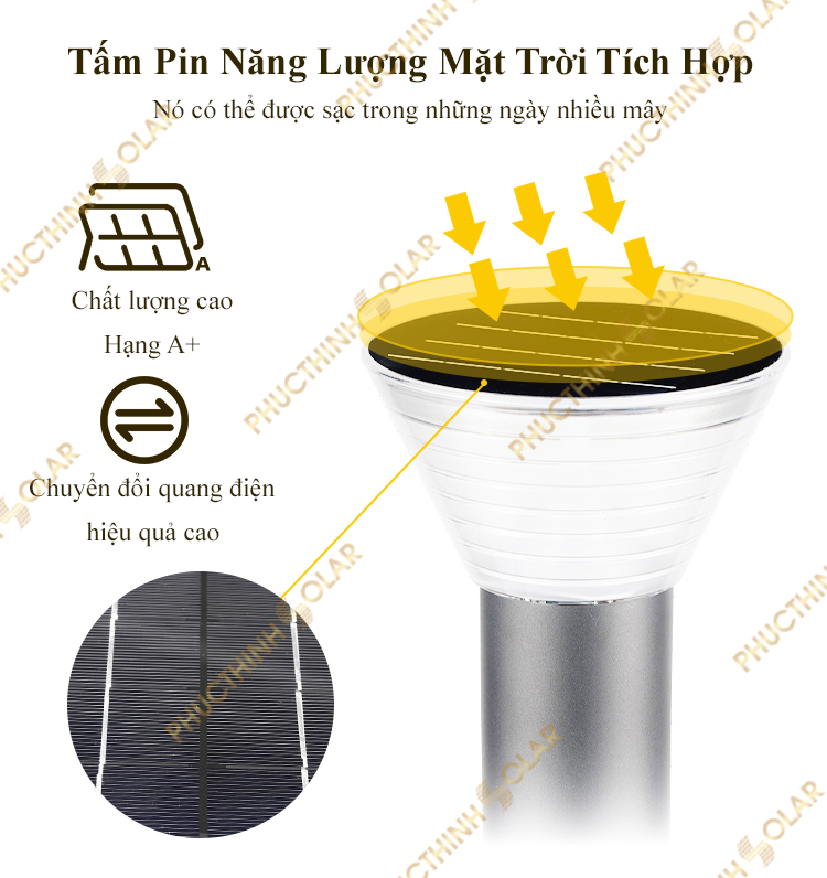 Đèn Sân Vườn Đèn Trang Trí Sân Vườn 5W Jindian ENTELECHY T800 Hàng Chính Hãng | Phúc Thịnh Solar