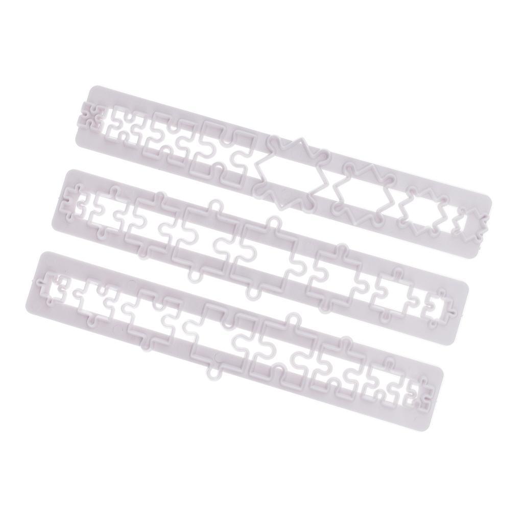 3 Pieces Clear Silicone Molds Clay Chocolate Candy Cake Fondant Resin Moulds