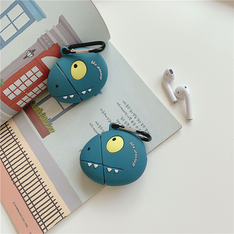 Bao Case Cho Airpods 1/ Airpods 2 Hình Trứng Khủng Long