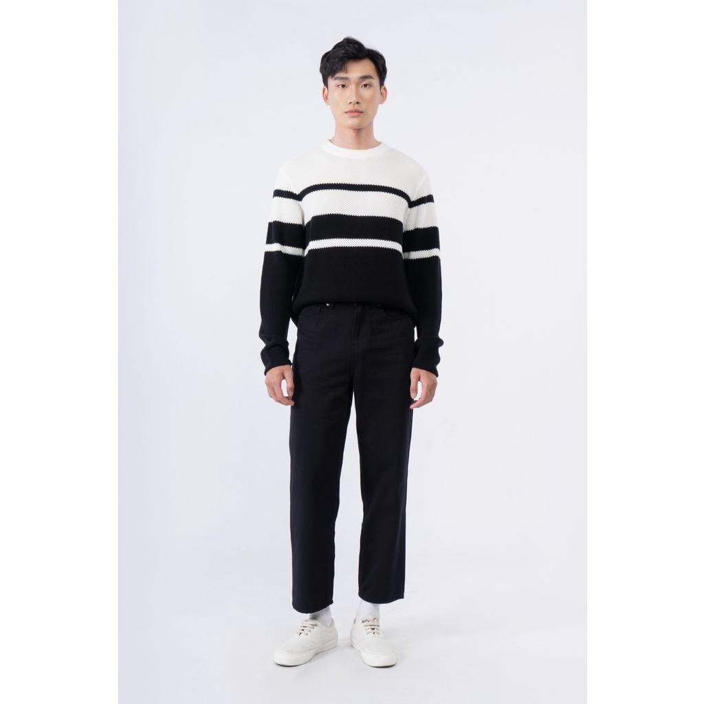 QUẦN JEAN TRƠN COTTON (2 màu TRẮNG / ĐEN) FORM STRAIGHT - 10S21DPA029 | LASTORE MENSWEAR