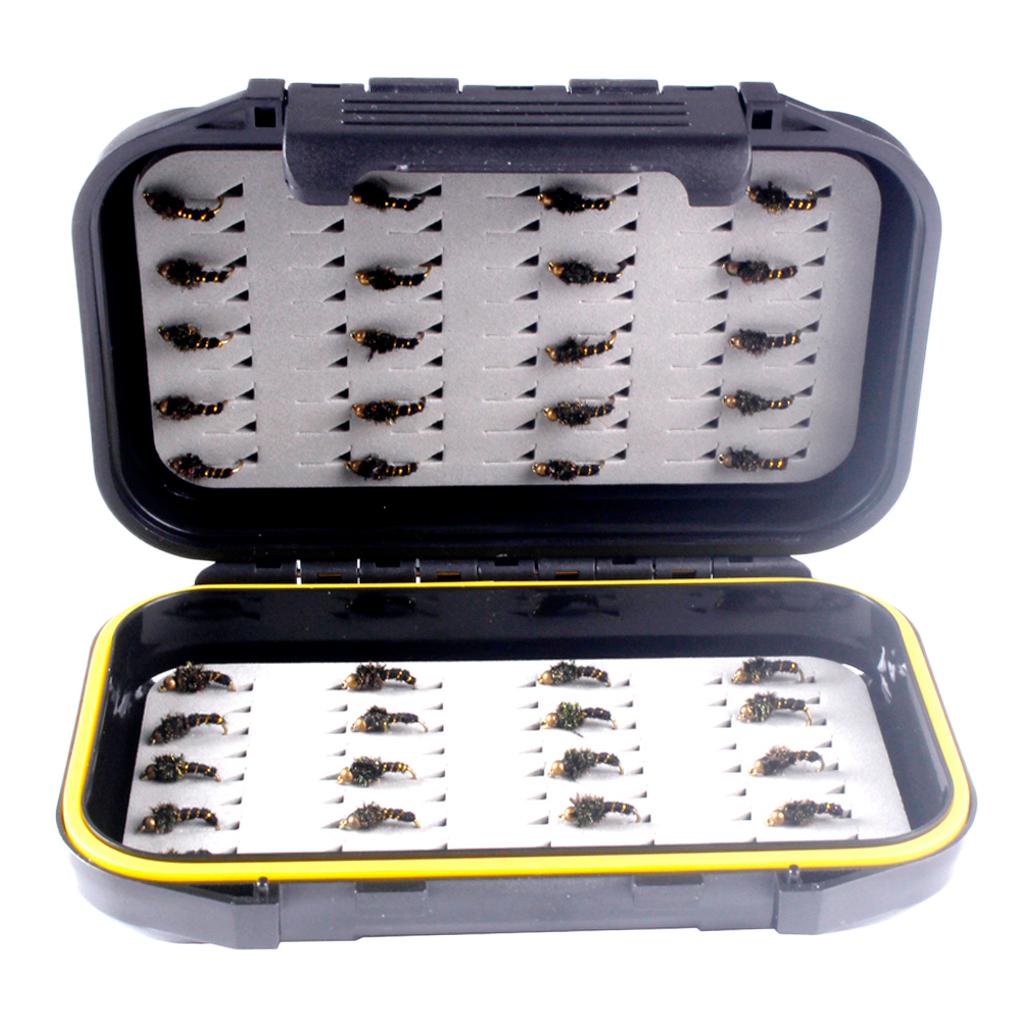 40pcs Fishing Flies Fishing Lure Wet Flies Insects Flies Hook Baits