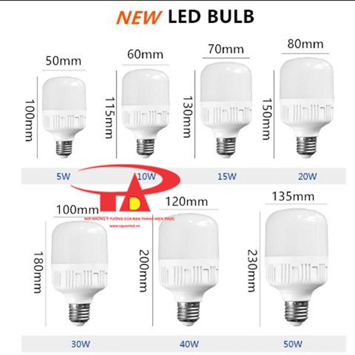 Đèn led búp trụ 30w