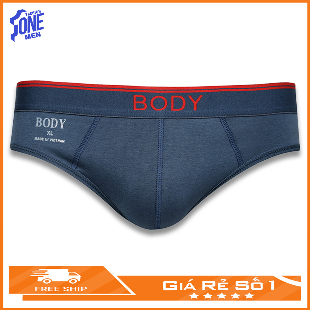Combo 4 Quần Lót Tam Giác Nam BODY - Sịp Nam Tam Giác Thun Lạnh Co Giãn 4 Chiều Mềm Mại Thoáng Mát, Thấm Hút Mồ Hôi Khử Mùi Cơ Thể Cục Tốt