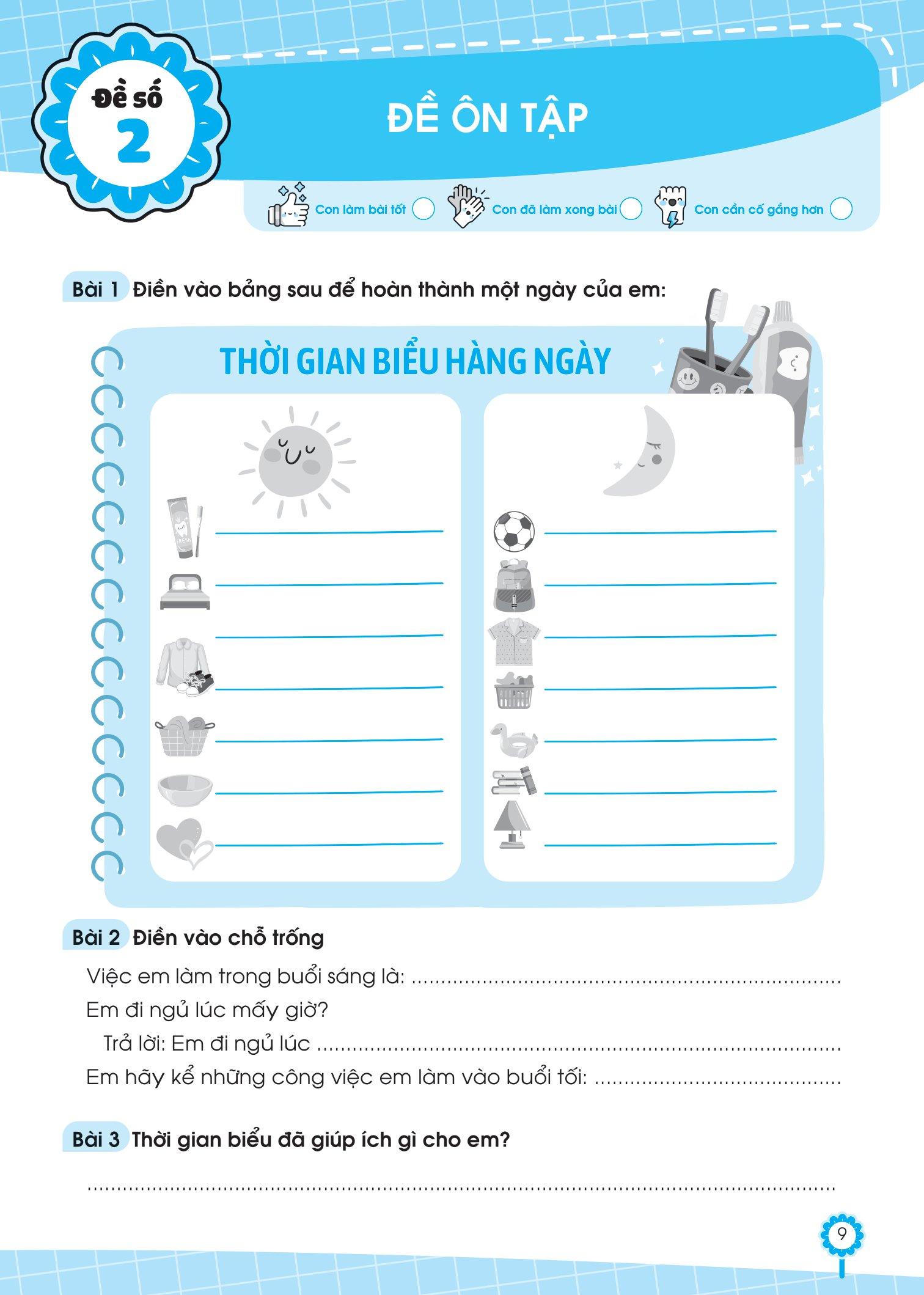 Đề Ôn Luyện Và Tự Kiểm Tra Tiếng Việt Lớp 2 - Tập 1