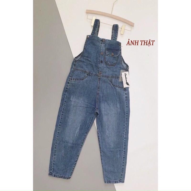 Yếm jeans siêu xinh yếm jeans cao cấp -T