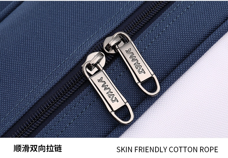 Túi Vợt Cầu Lông, Tennis 2 Ngăn Lớn Ywyat C601 - Xanh Trắng - Có Quai Đeo Balo - 2 Ngăn Chính Cực Lớn