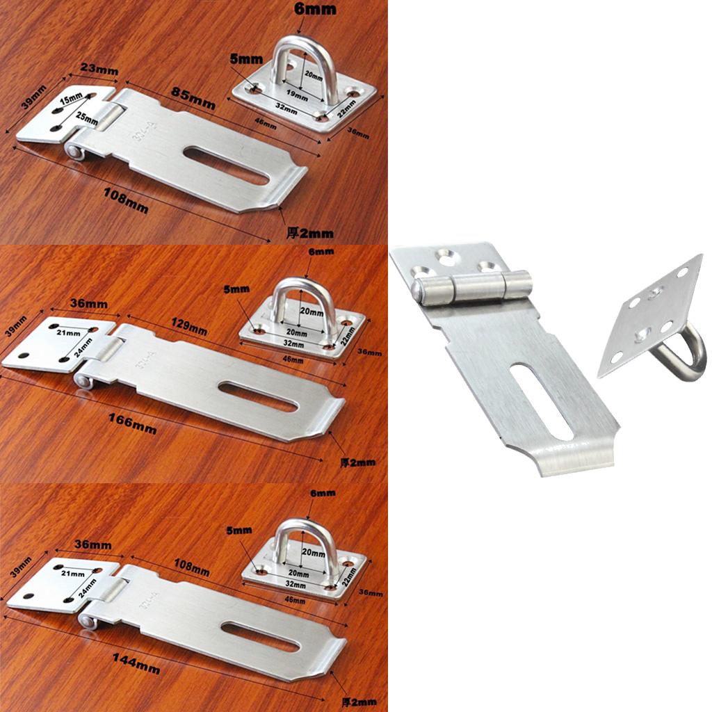 Stainless Steel Security Gate Door Latch Cabinet Cupboard Door Lock Hardware