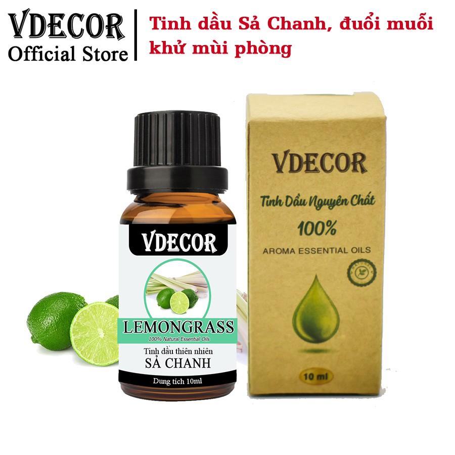 Tinh dầu thiên nhiên 10ml VDECOR nhập khẩu từ các nước hàng đầu về tinh dầu Ấn Độ, Pháp, Sing...-10ml