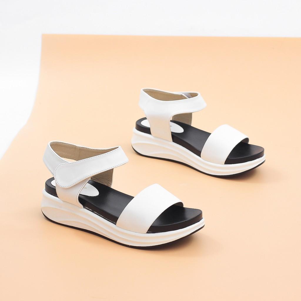 Giày Sandal Đế Xuồng Quai Dán 3cm Pixie 4162