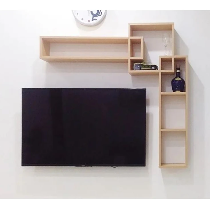 Kệ Tivi Treo Tường Phòng Khách Hiện Đại Tundo CTBST68 KT 117x15x116 cm