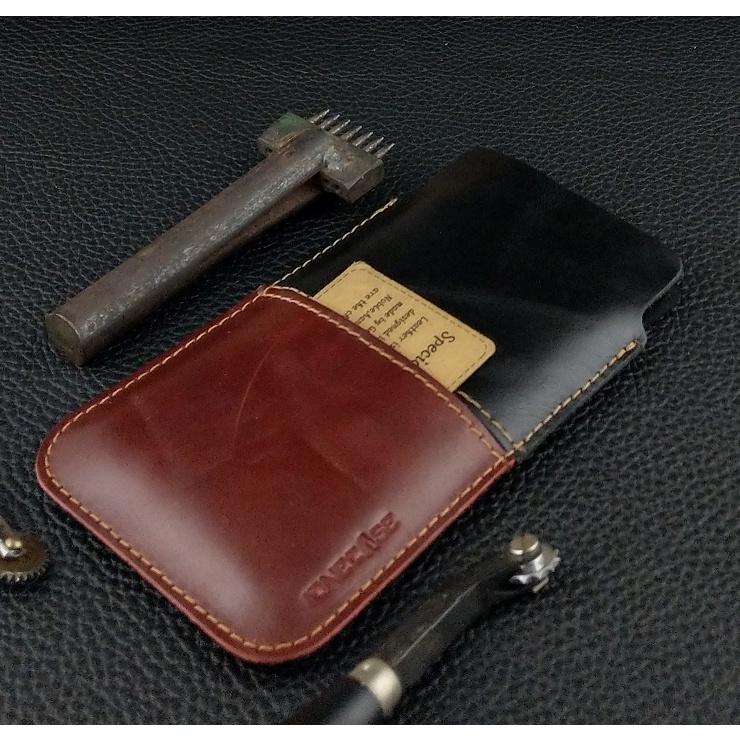 Bao Da Rút cho Iphone 14 pro max, 13 pro max, 12 pro max, XS Max 2 màu Da Bò Thật