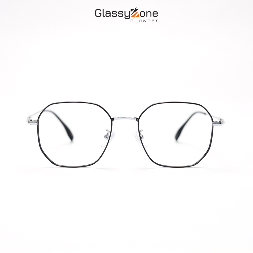 Gọng kính cận, Mắt kính giả cận kim loại Form Unisex Nam Nữ Butch - GlassyZone