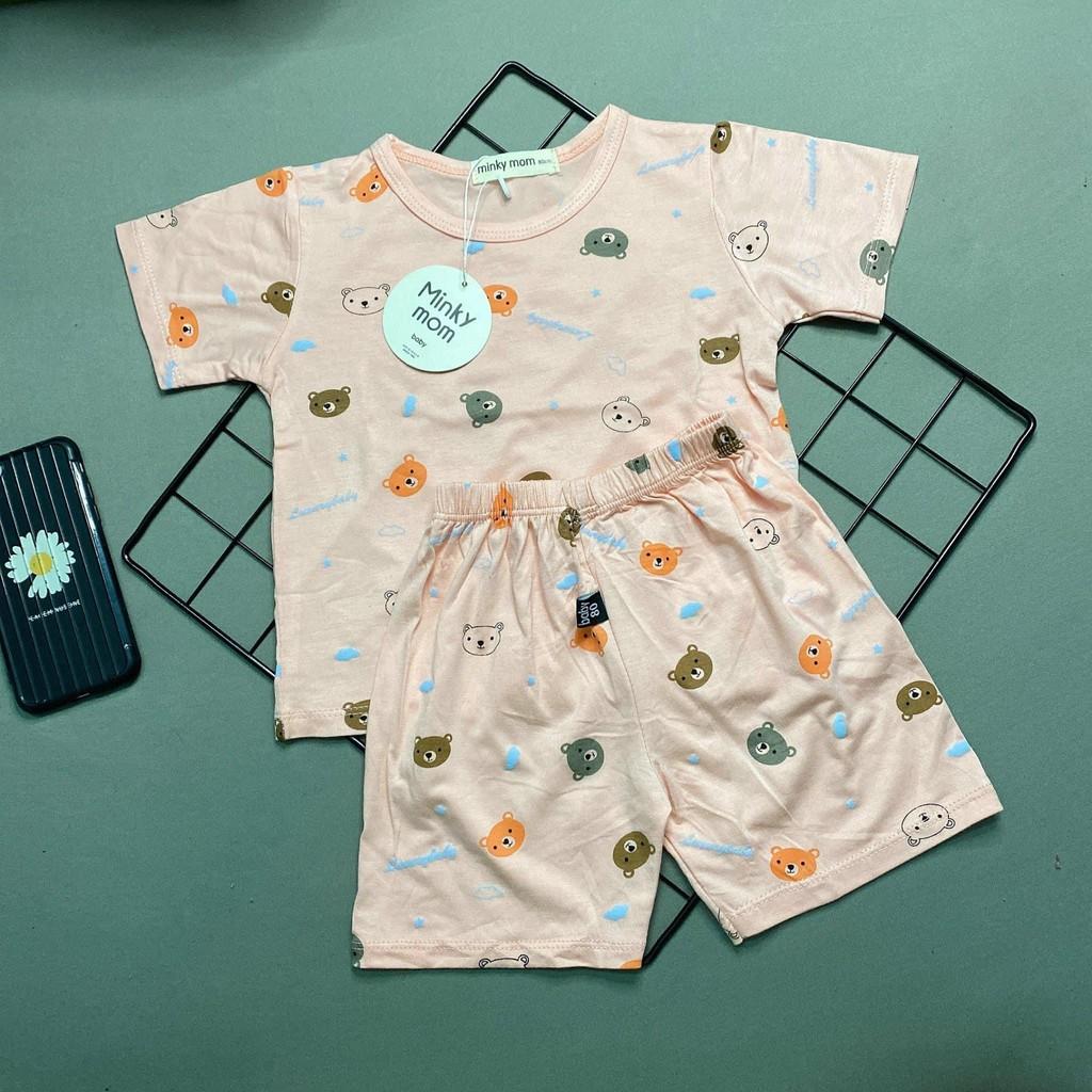 Bộ cộc tay cho bé bộ cộc tay SUMIKKO cho bé trai bé gái chất thun lạnh cao cấp siêu mềm siêu mát