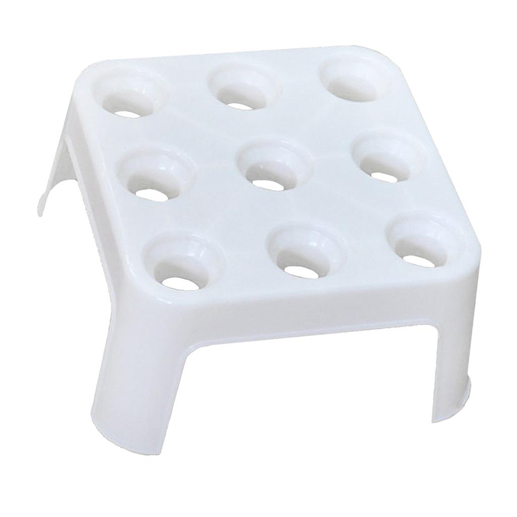 Giá Phơi Chai Rượu 9 Ngăn Bằng Nhựa Thực Phẩm HDPE Tiện Lợi
