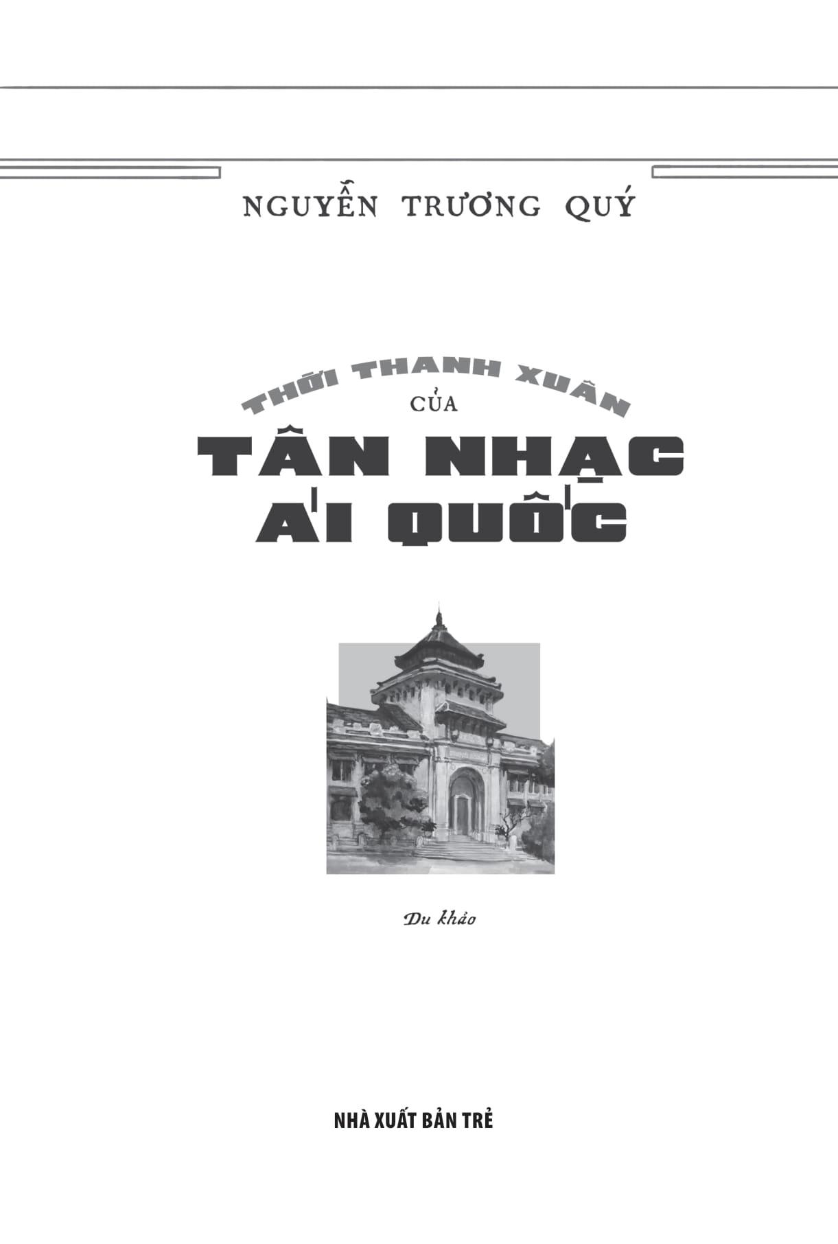 Thời Thanh Xuân Của Tân Nhạc Ái Quốc