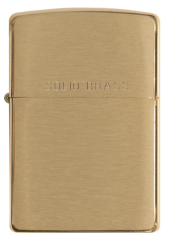 Bật Lửa Zippo Brushed Brass Engraved 204