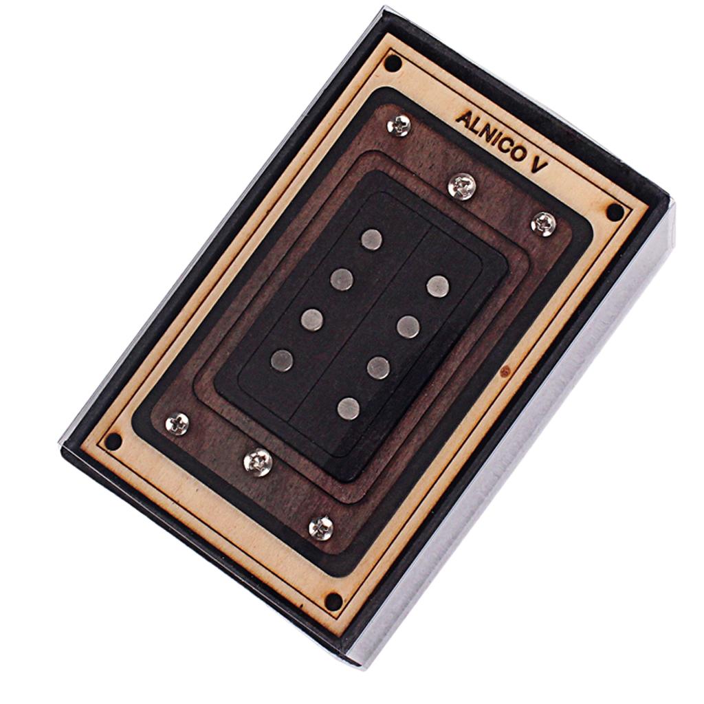 1 Set 4-String Humbucker Pickup With Screws For Cigar Box Guitar/Electronic Ukulele DIY