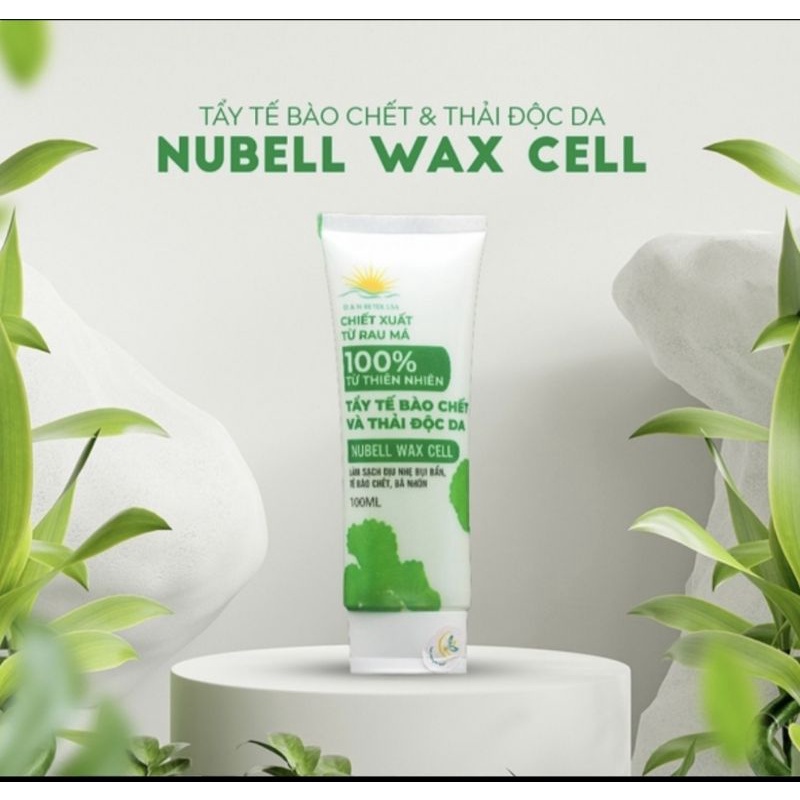 Tẩy tế bào chết và thải độc da Nubell Wax Cell Chiết Xuất Từ Rau Má