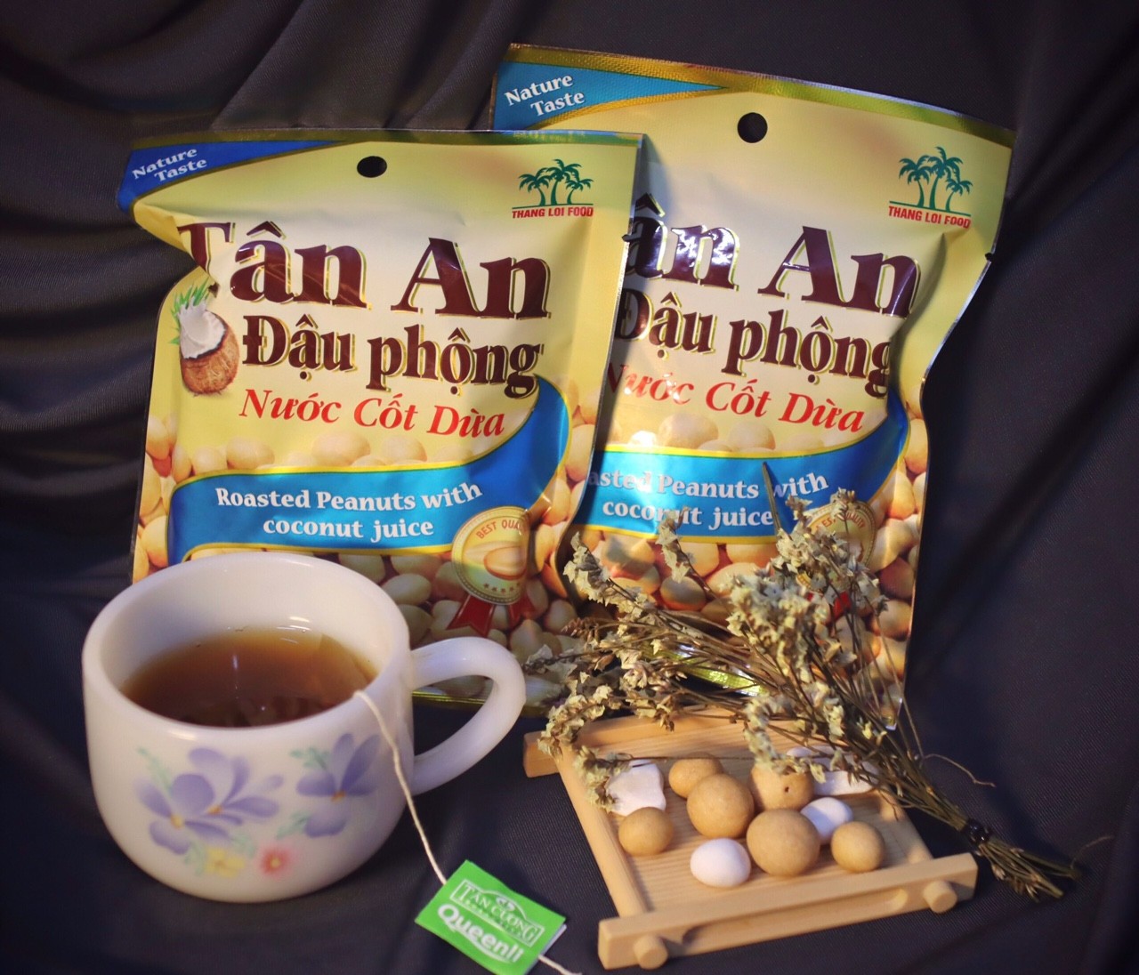 Đậu phộng nước cốt dừa Tân An ThangLoiFood 80g  x5 gói