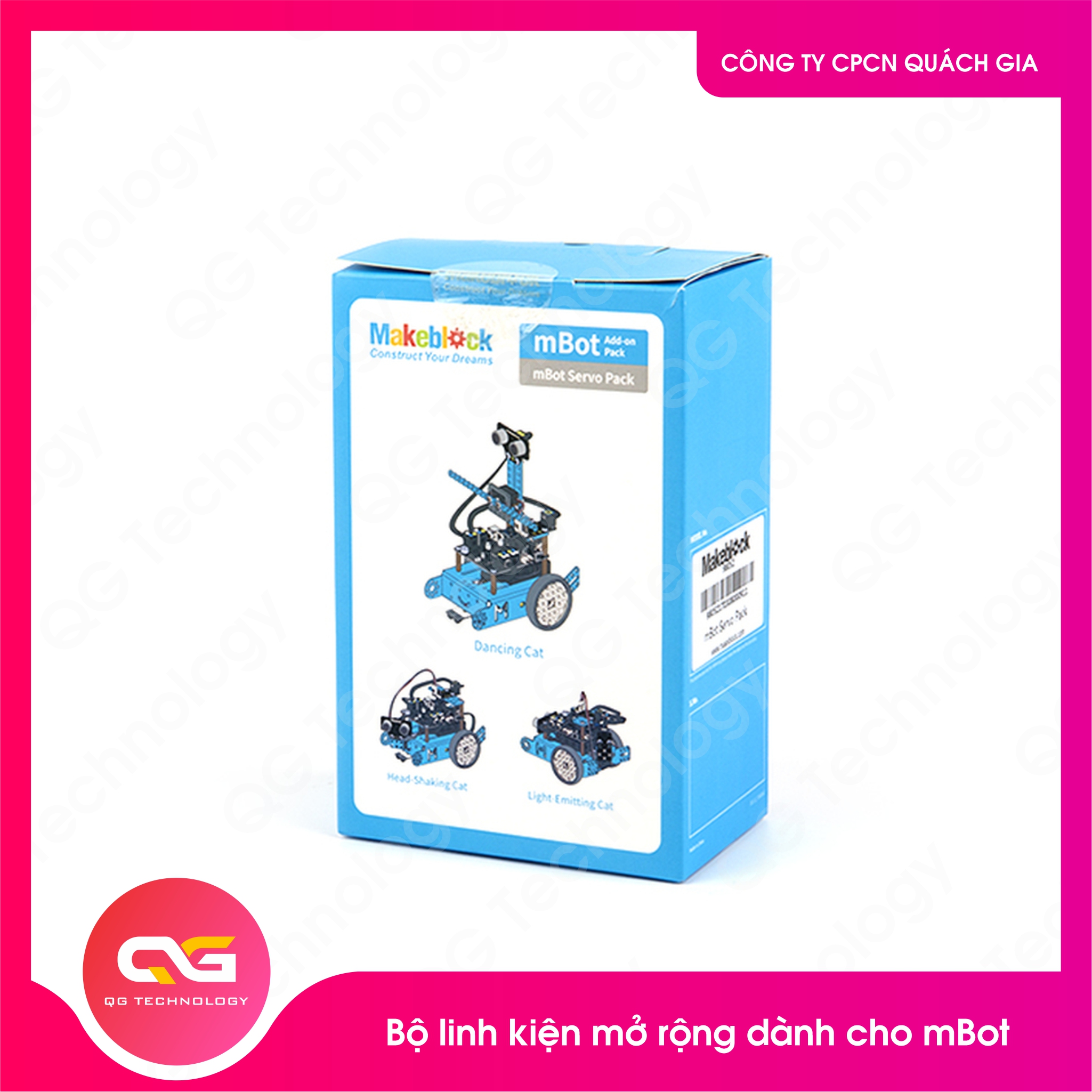 mBot Add-on Pack-Servo Pack 98052- Gói bổ trợ motor servo cho Mbot hàng nhập khẩu chính hãng