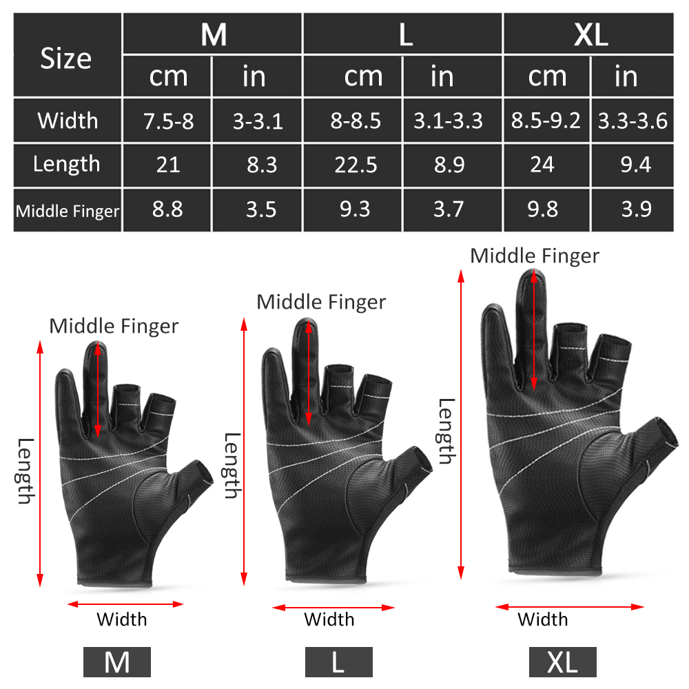 Găng tay câu cá chống trượt cho mùa đông