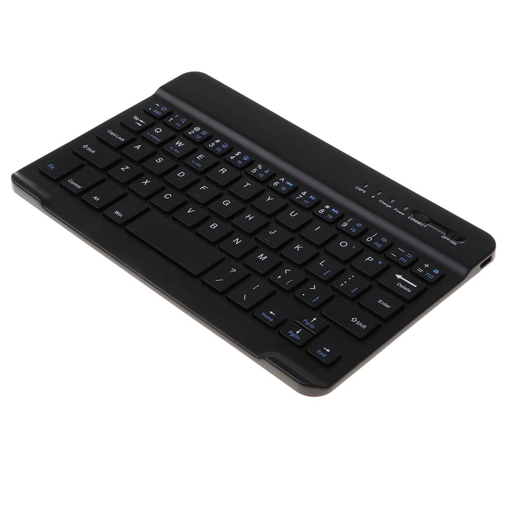 Ultra Slim Wireless Rechargable Keyboard For iOS/Android and Windows PC/Laptop/Notebook/MacBook/Samsung Galaxy Tablet/iPhone/for iPad