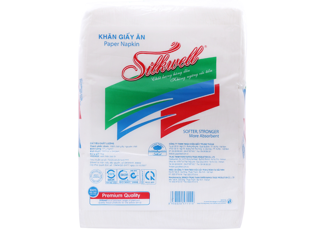 Giấy ăn cân Silkwell X240 xanh ngọc 1kg