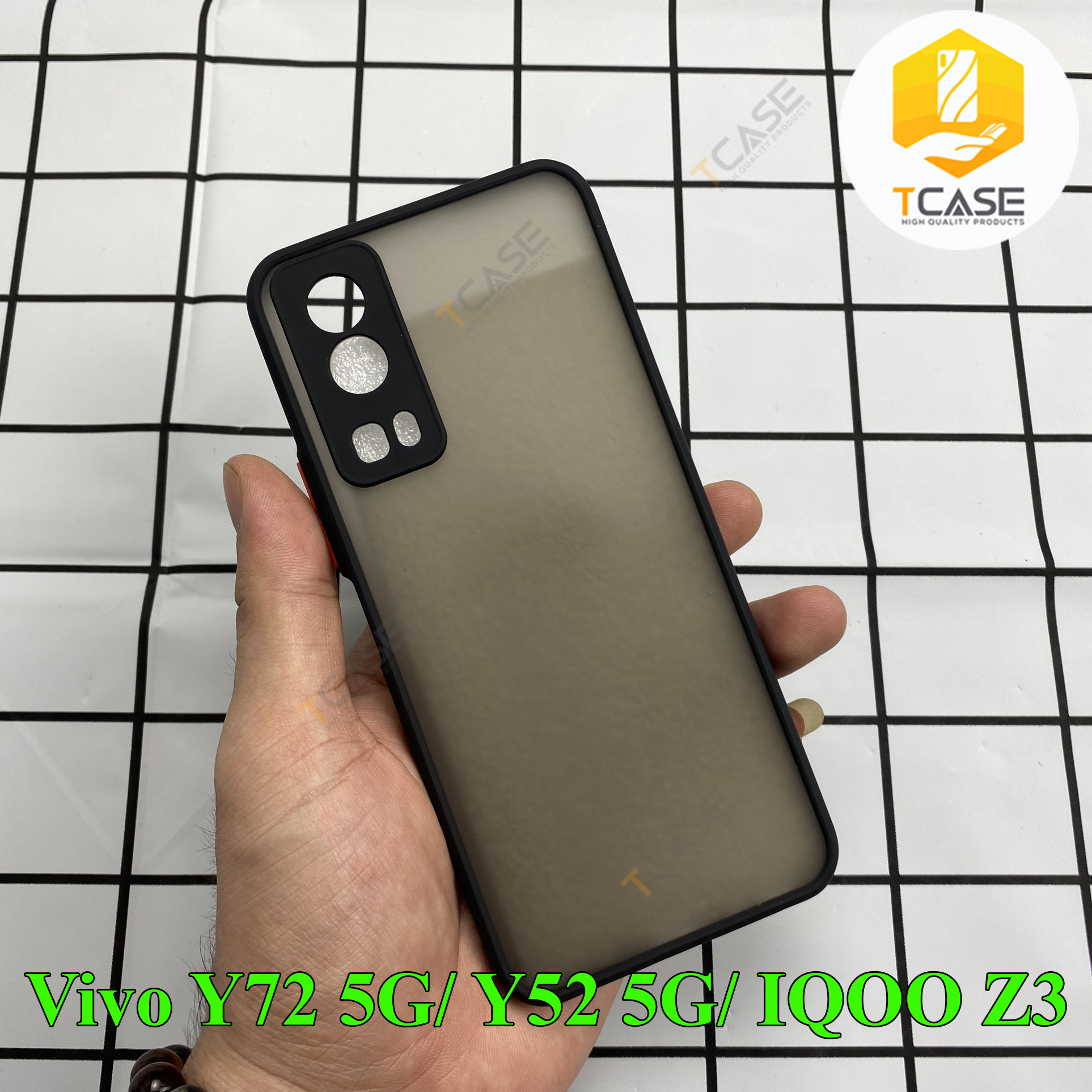 Ốp lưng Tcase dành cho Vivo - Ốp nhám mờ chống sốc, bảo vệ camera | Hàng chính hãng - Vivo