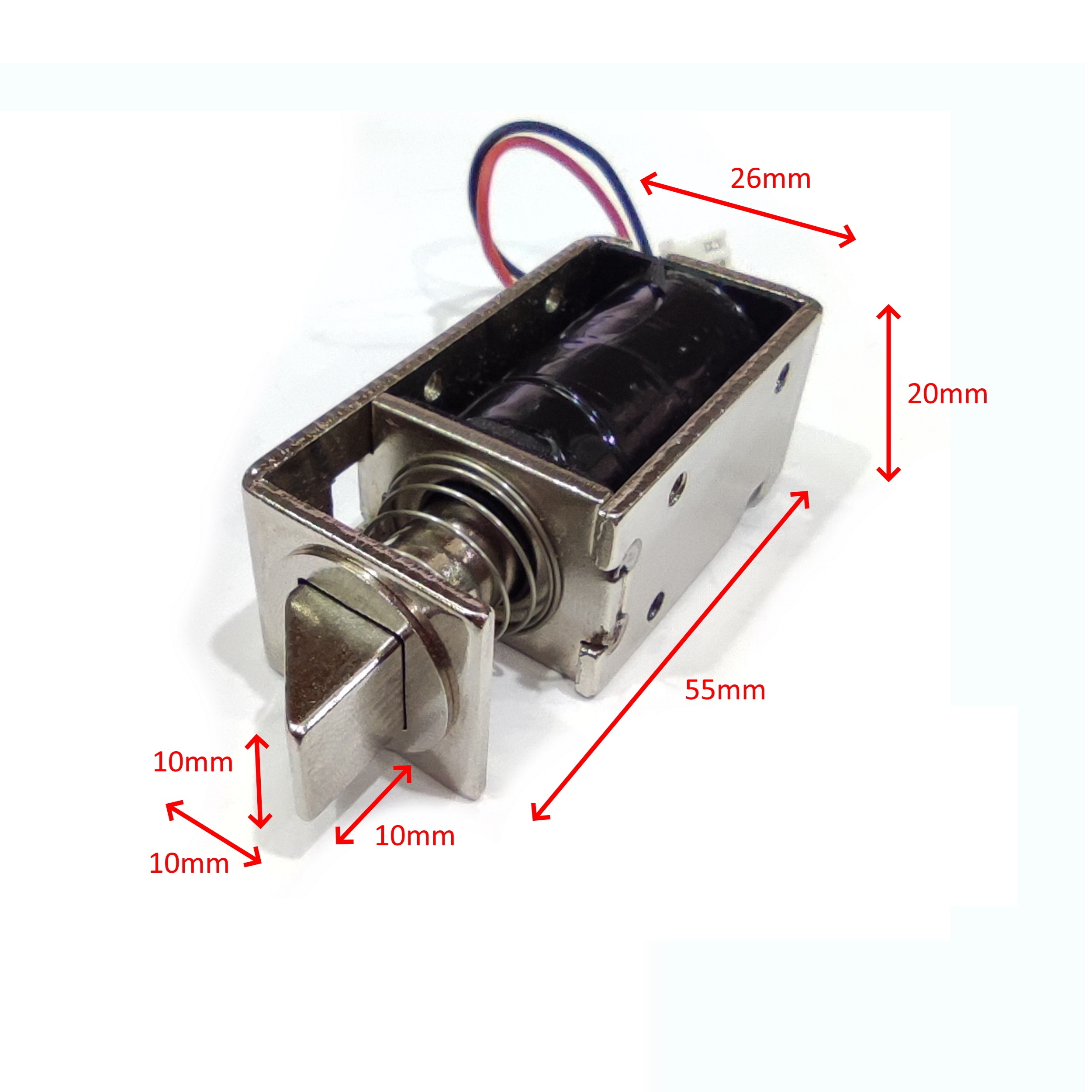 Chốt cửa điện từ thông minh thường đóng 12V 3.5A 10mm