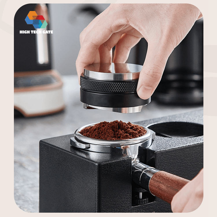 Dụng cụ dàn đều kiêm nén cà phê 2 trong 1, phân bổ cafe OCD và Tamper cho pha chế cà phê máy Espresso chuyên nghiệp, hàng chính hãng