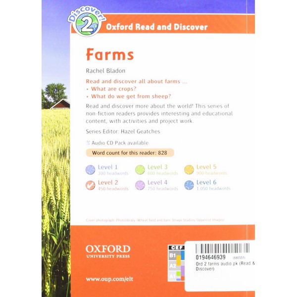 Oxford Read And Discover 2 Farms Audio Cd Pack Graded Readers