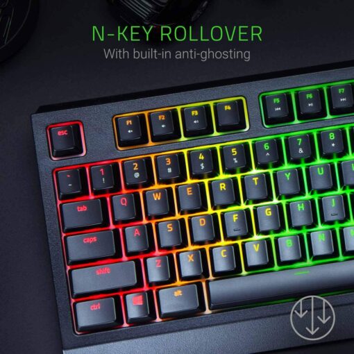 Bàn phím cơ Razer Blackwidow Green Switch 2019 - Hàng Chính Hãng