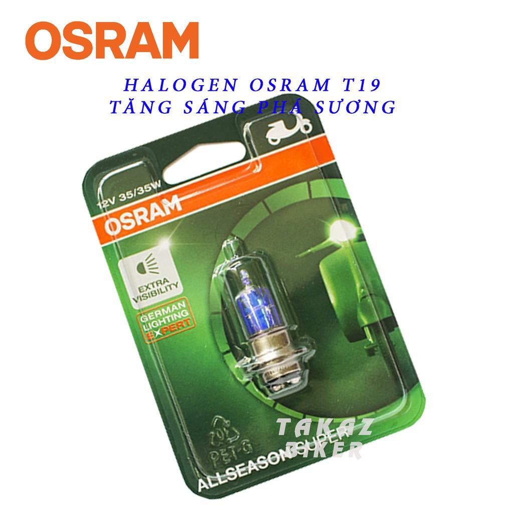 Bóng đèn HALOGEN OSRAM T19 - Tăng sáng vàng nắng nhạt 35W Dùng Cho Xe Dream, Wave, Wave 100, Future Tăng Sáng Phá Sương