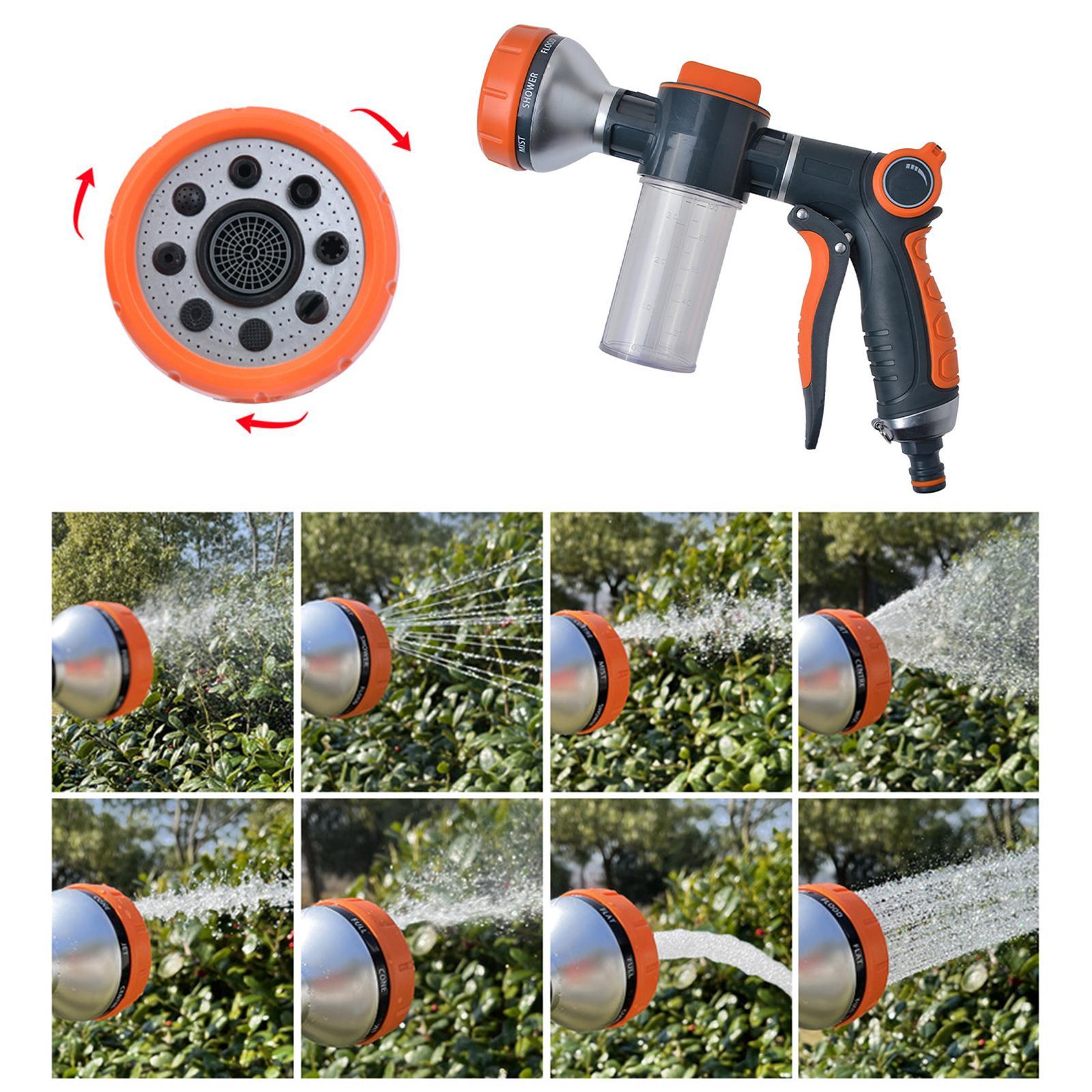 Garden Hose Nozzle Water Hose Nozzle Sprayer for Lawn Cleaning Car Wash