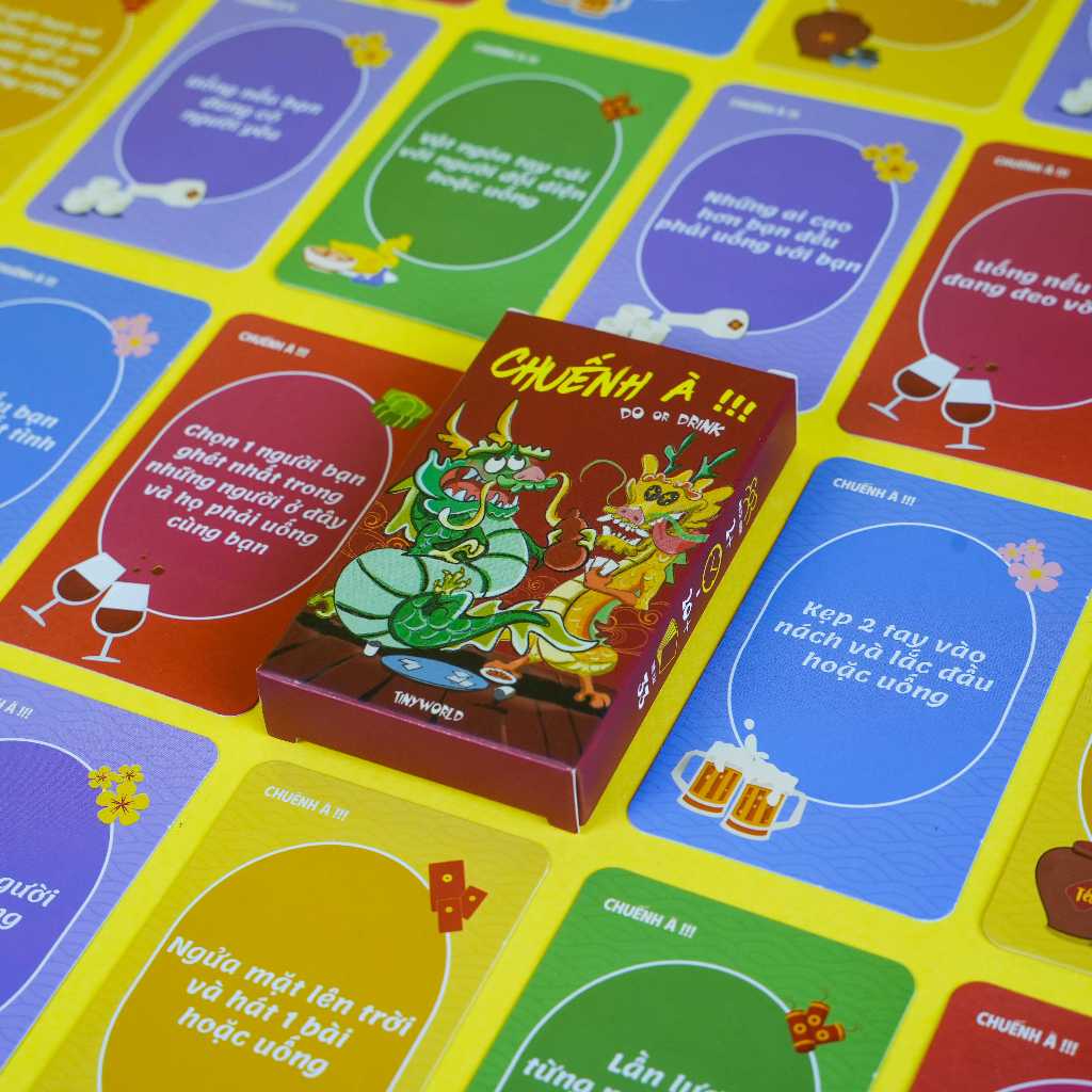 Combo board game A Long Chơi Tết Thả Ga 2 phiên bản trò chơi Tết vui vẻ gắn kết gia đình