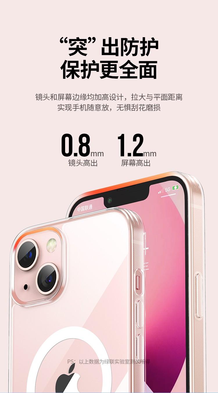 Ugreen UG90132LP537TK Trong Suốt hổ trợ sạc không dây Ốp Lưng Iphone 13 Pro 6.1inch - HÀNG CHÍNH HÃNG