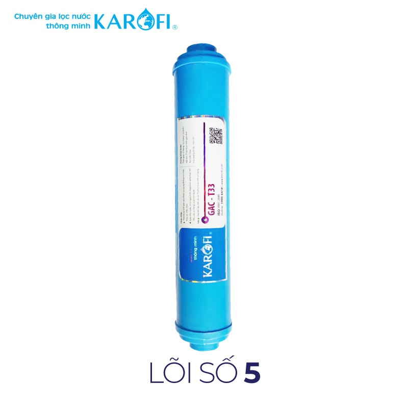 Hình ảnh Lõi Lọc RO KAROFI Số 5 - T33 GAC