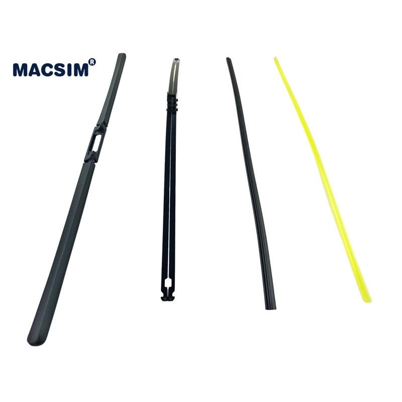 Combo cần gạt nước mưa ô tô Nano Silicon Macsim cho xe mercedes benz E-Class Series E200/E200L 2010-2012