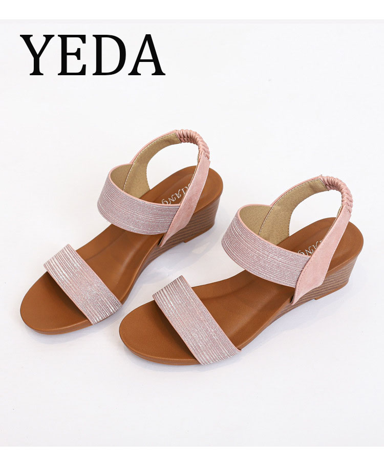 Giày quai ngang nữ giày sandals nữ dép quai hậu nữ cao 5 cm - 1418-169A.