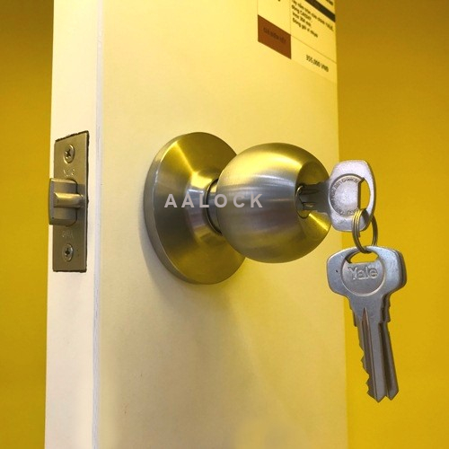 Khóa tay nắm tròn Yale VCA5327 US32D- khóa cửa phòng cao cấp của Mỹ