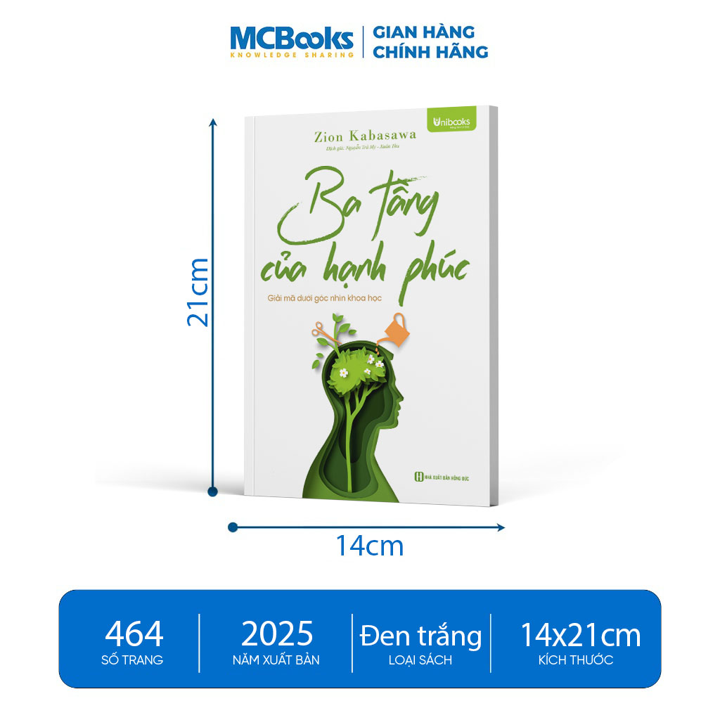 Sách - Ba Tầng Của Hạnh Phúc - Giải mã dưới góc nhìn khoa học - Unibooks