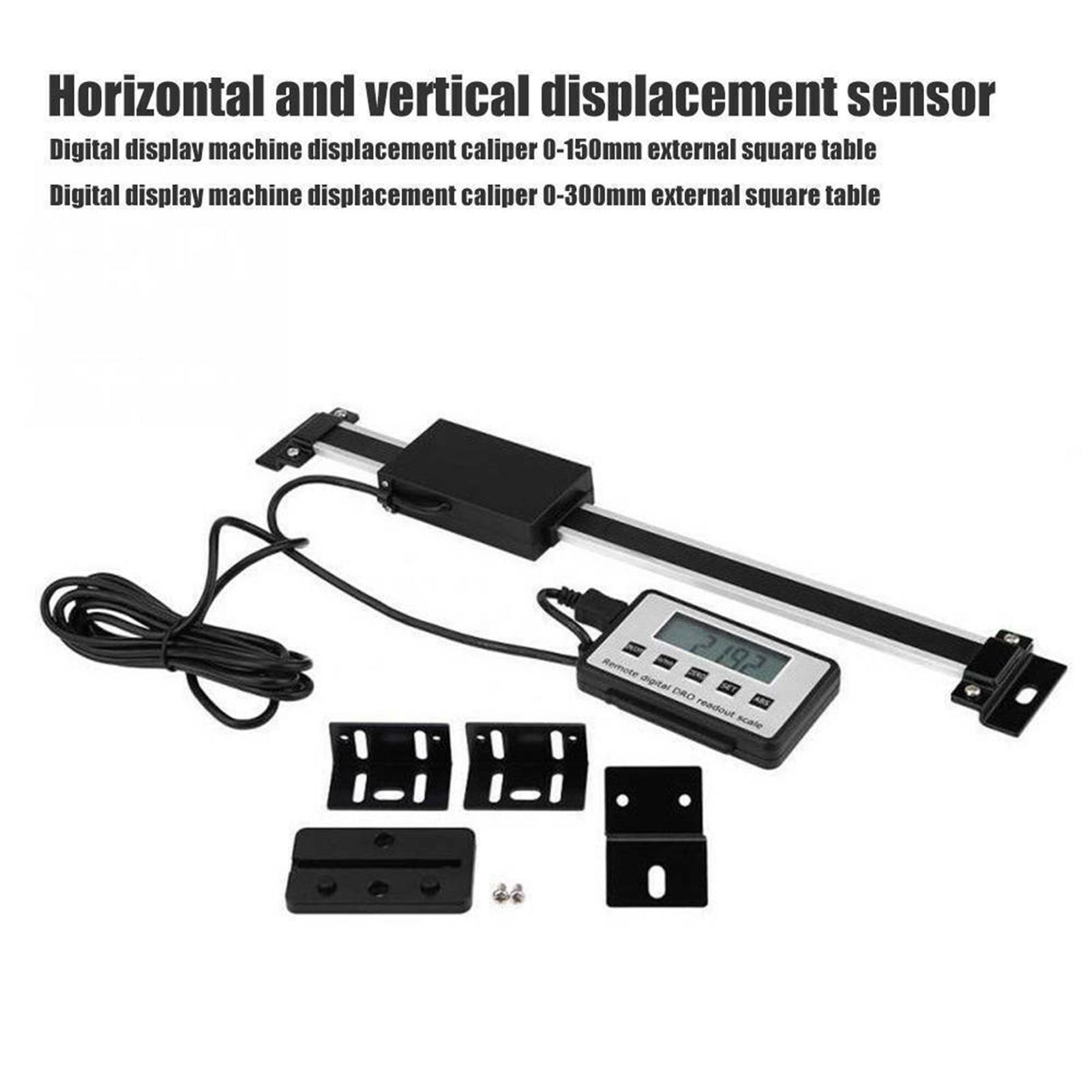 0-300mm Digital LCD Accurate DRO Readout Scale For Milling Lathe Linear Tool