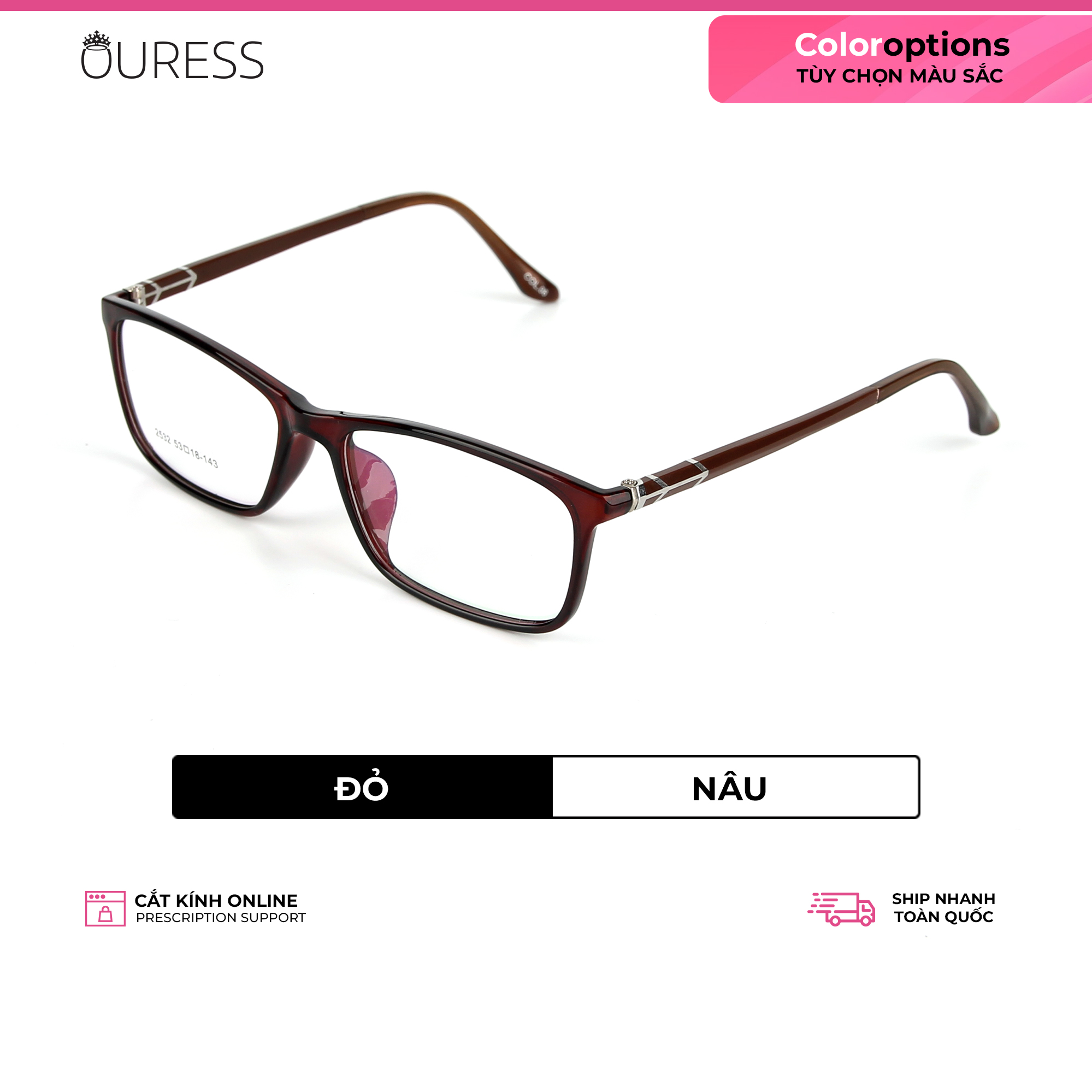 GỌNG KÍNH TR90 SIÊU NHẸ 2532