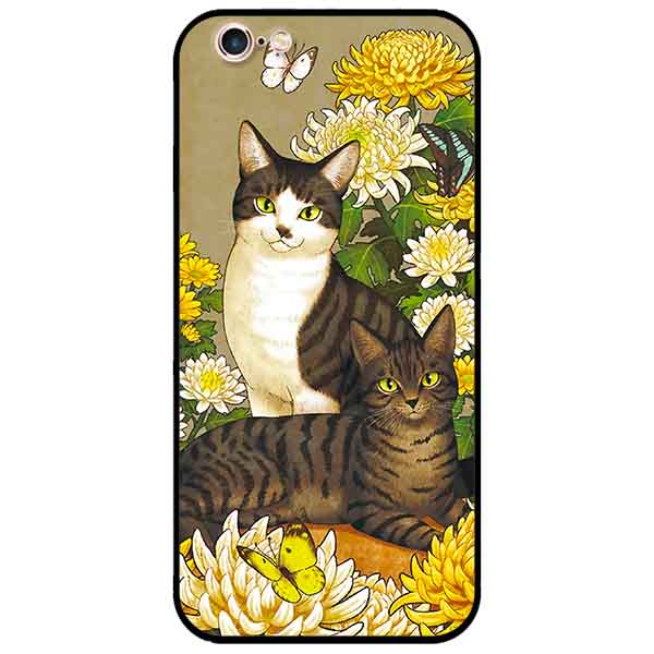Ốp lưng in cho Iphone 6 Plus/ 6s Plus Mẫu Hai Chú Mèo