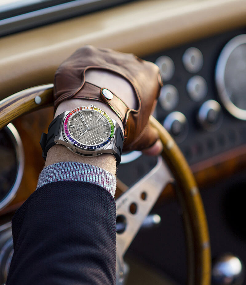 Đồng hồ nam chính hãng I&amp;W Carnival 716G-T4 hàng mới fullbox ,Kính sapphire chống xước,Chống nước 50m,Bảo hành dài hạn,Máy cơ ( Automatic),dây cao su chống nước tuyệt đối