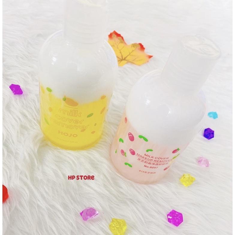 Chai Nước Tẩy Trang HOJO 2 Tầng Hương Đào, Xoài Sạch Da, Lành Tính Với Mọi Da 200ml