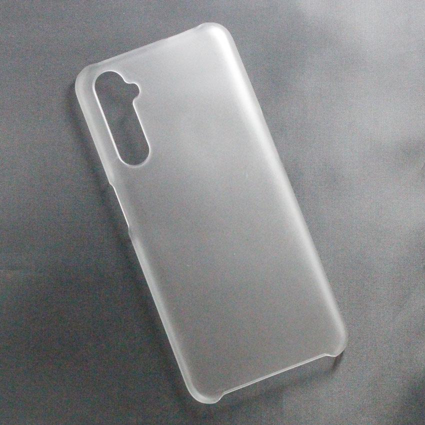 Ốp lưng dành cho Realme 6 nhựa cứng nhám trong
