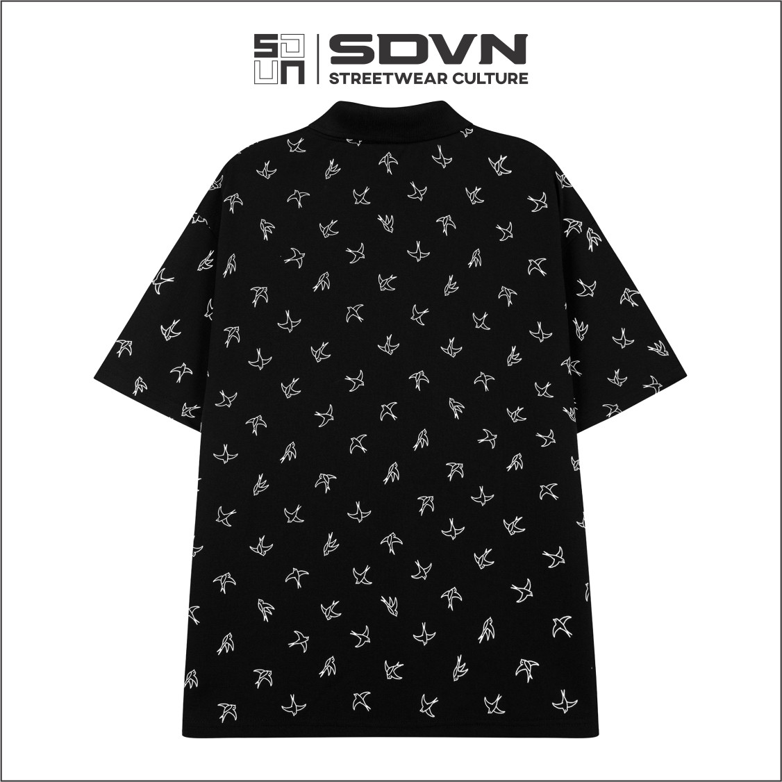 Áo Thun POLO Unisex Form Rộng - Brand Chính Hãng SDVN - SWALLOWS